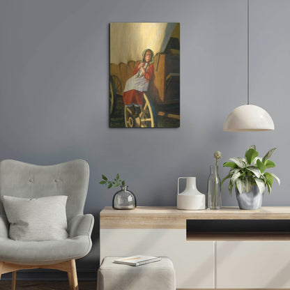 Luxe Metal Art 'Journey Of Faith' by David Lindsley, Metal Wall Art,16x24