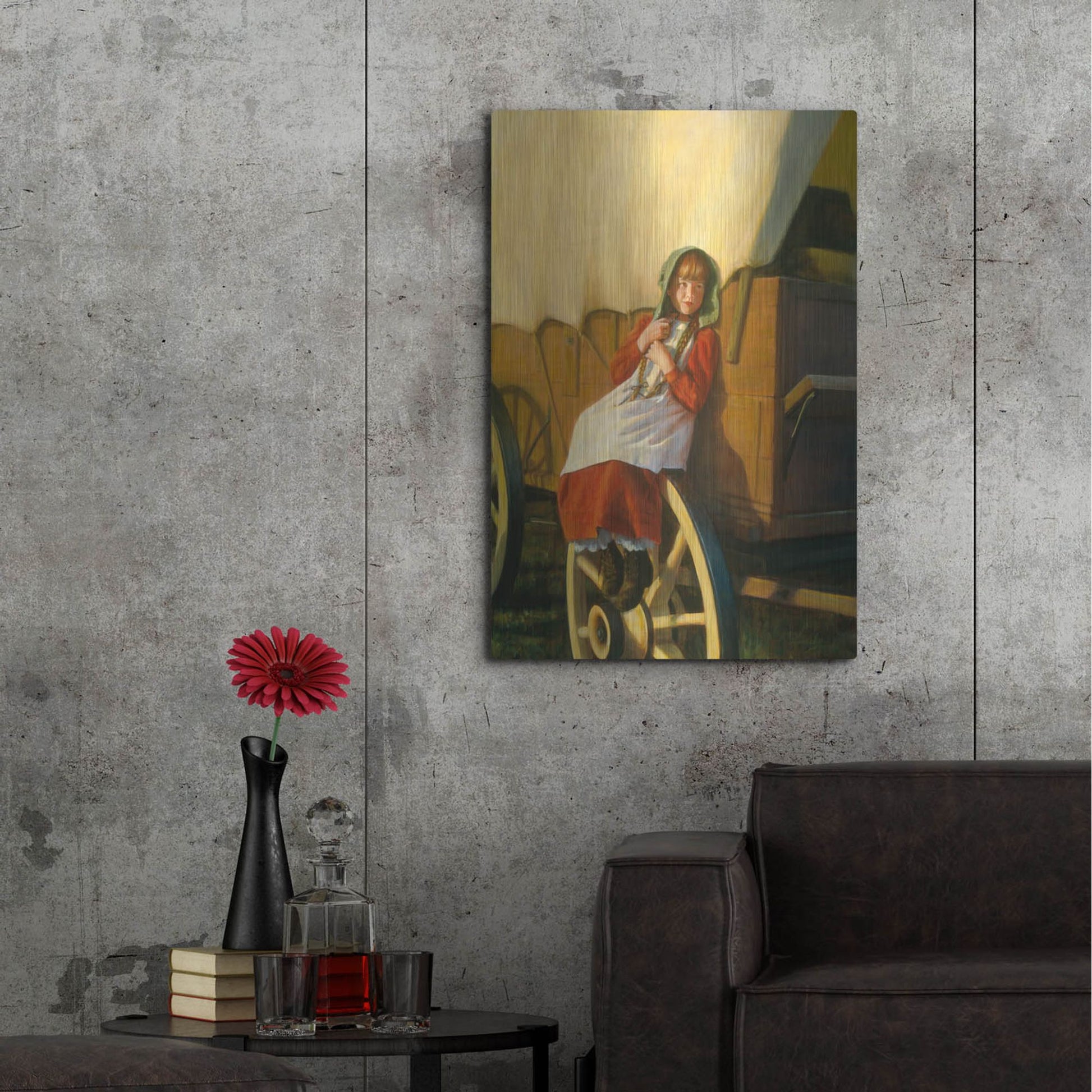 Luxe Metal Art 'Journey Of Faith' by David Lindsley, Metal Wall Art,24x36