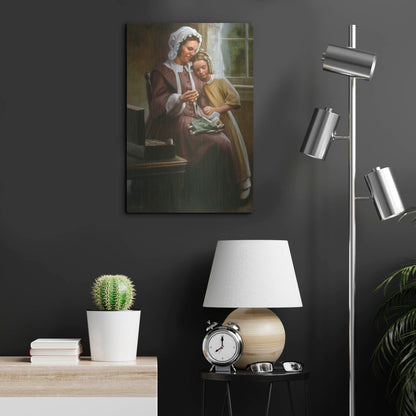 Luxe Metal Art 'A Stitch In Time' by David Lindsley, Metal Wall Art,16x24