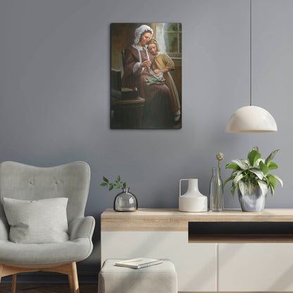 Luxe Metal Art 'A Stitch In Time' by David Lindsley, Metal Wall Art,16x24