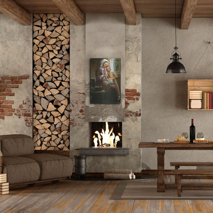 Luxe Metal Art 'A Stitch In Time' by David Lindsley, Metal Wall Art,24x36