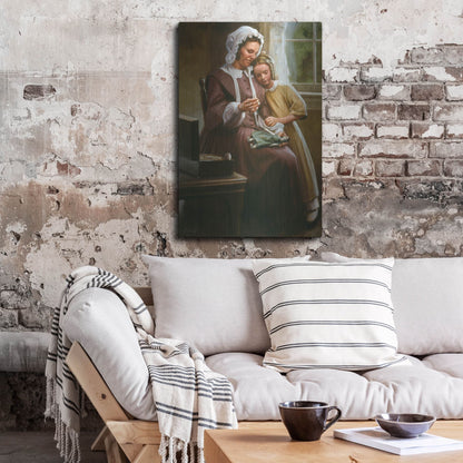 Luxe Metal Art 'A Stitch In Time' by David Lindsley, Metal Wall Art,24x36