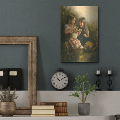 Luxe Metal Art 'Flowers Of Summer' by David Lindsley, Metal Wall Art,12x16