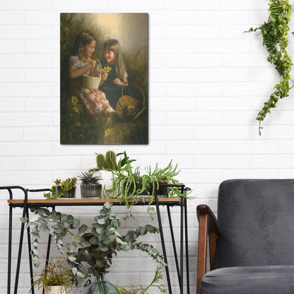 Luxe Metal Art 'Flowers Of Summer' by David Lindsley, Metal Wall Art,12x16