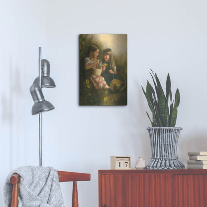 Luxe Metal Art 'Flowers Of Summer' by David Lindsley, Metal Wall Art,16x24