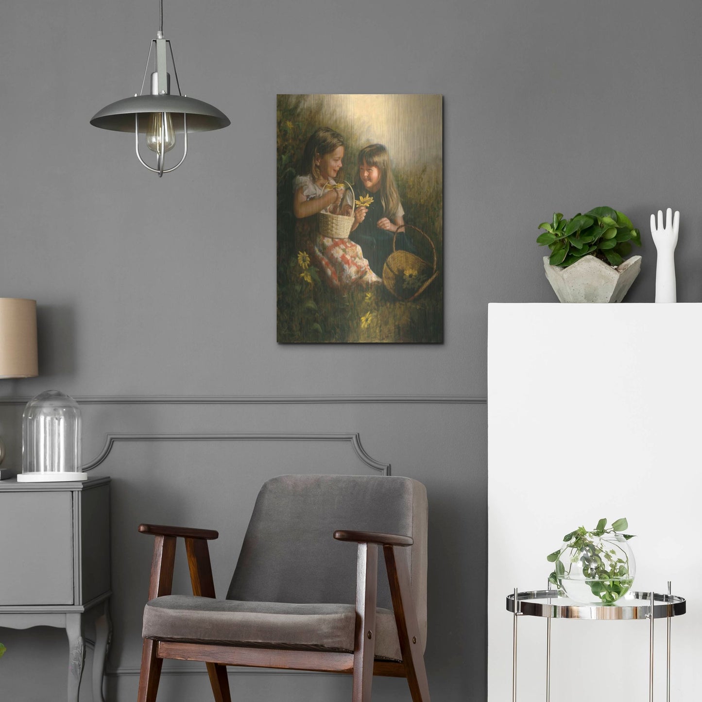 Luxe Metal Art 'Flowers Of Summer' by David Lindsley, Metal Wall Art,16x24