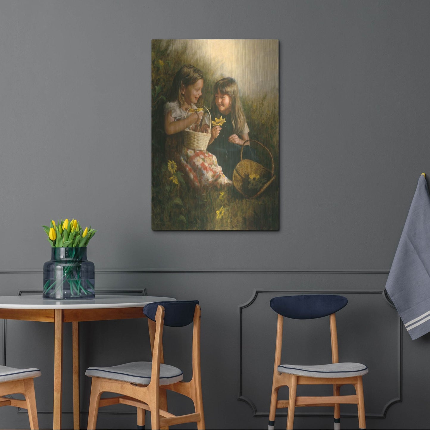 Luxe Metal Art 'Flowers Of Summer' by David Lindsley, Metal Wall Art,24x36