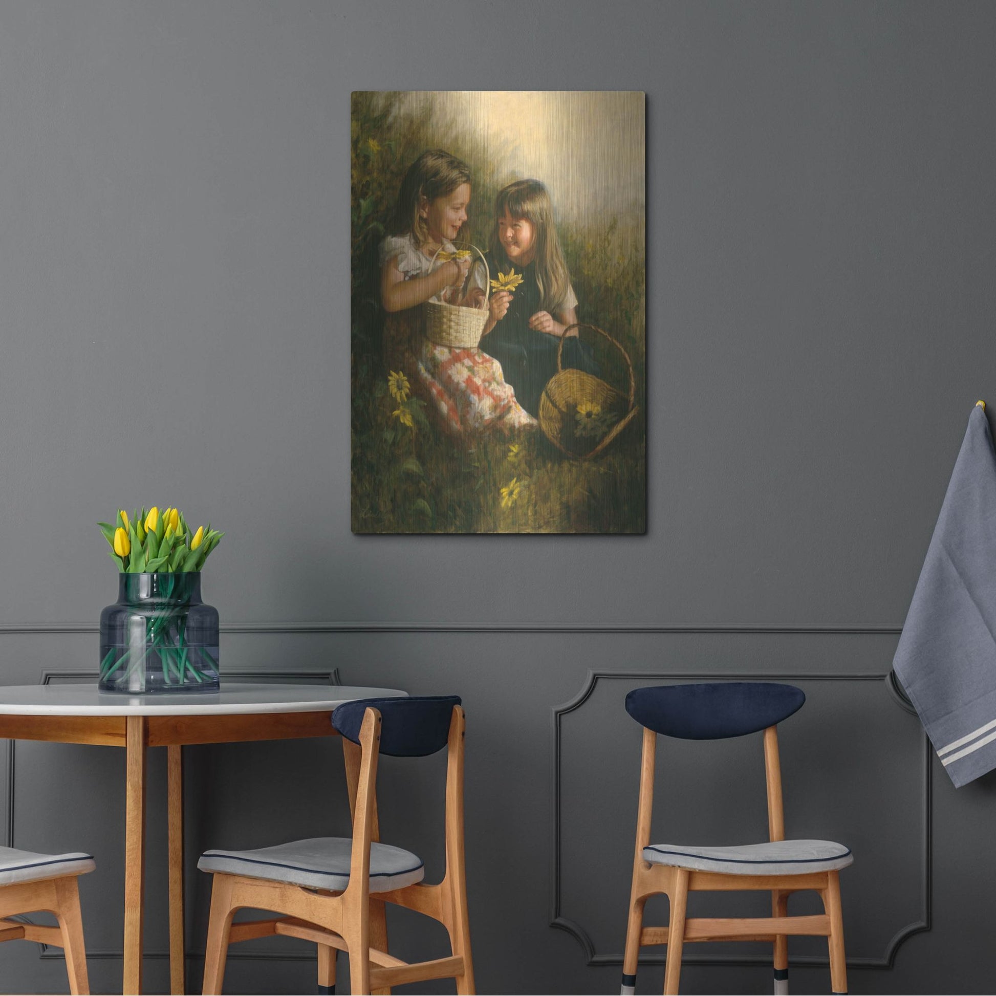 Luxe Metal Art 'Flowers Of Summer' by David Lindsley, Metal Wall Art,24x36