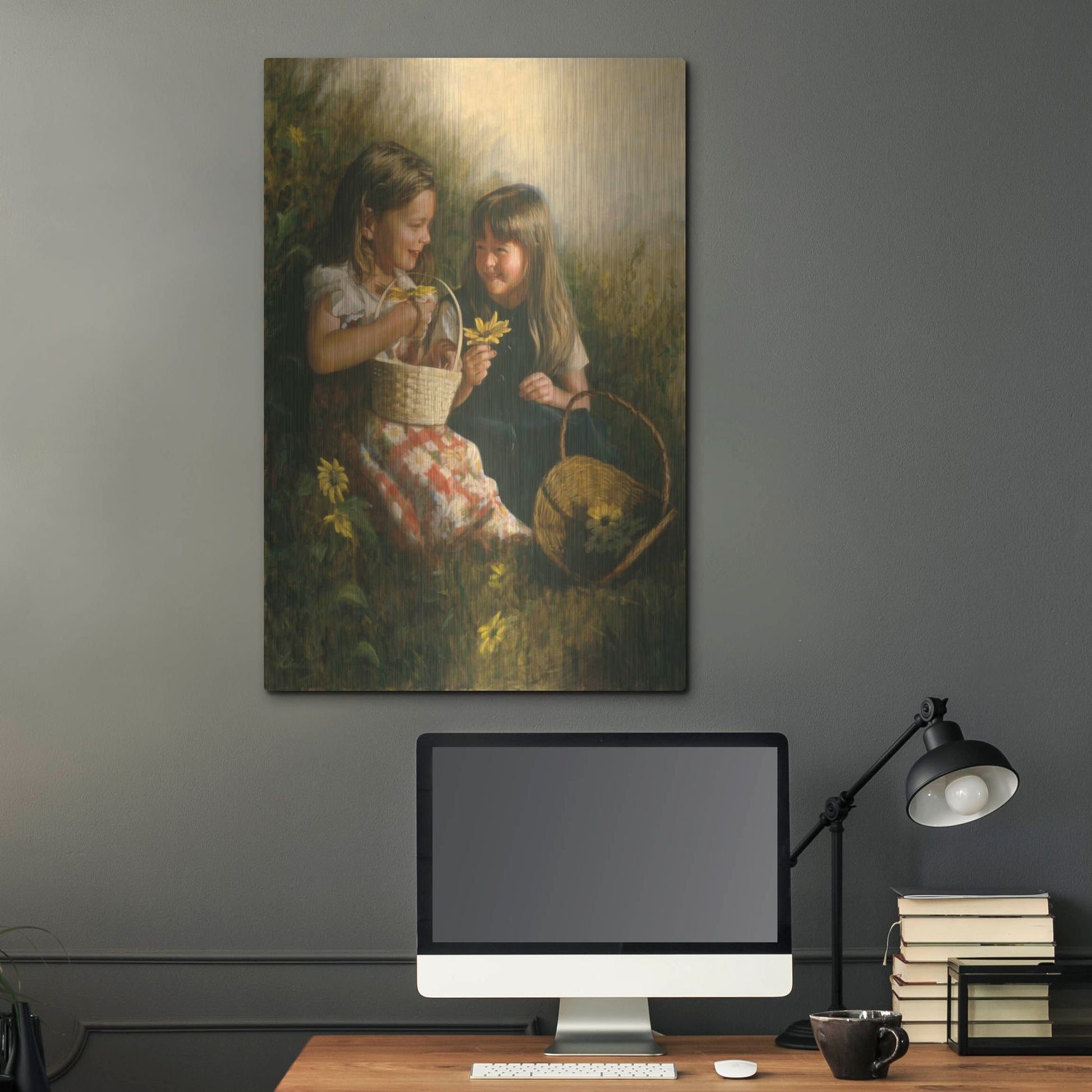 Luxe Metal Art 'Flowers Of Summer' by David Lindsley, Metal Wall Art,24x36