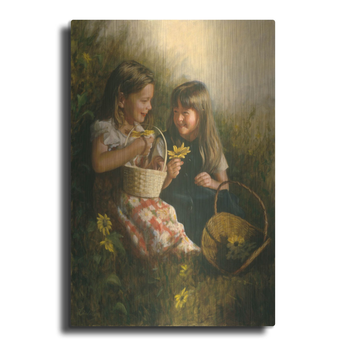Luxe Metal Art 'Flowers Of Summer' by David Lindsley, Metal Wall Art