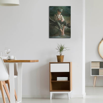 Luxe Metal Art 'Penny Whistle' by David Lindsley, Metal Wall Art,16x24