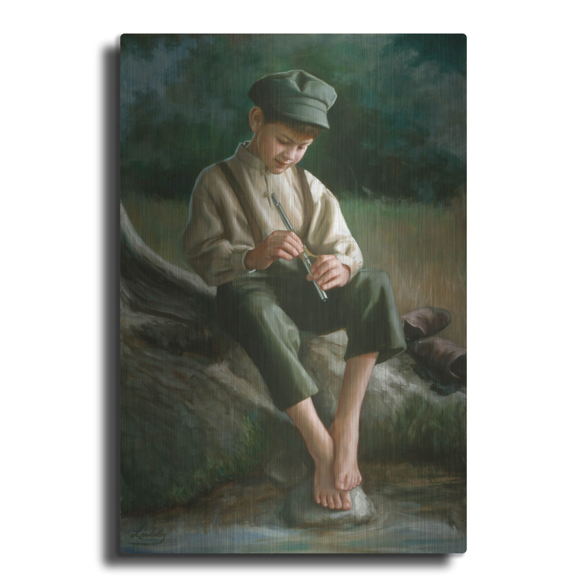 Luxe Metal Art 'Penny Whistle' by David Lindsley, Metal Wall Art