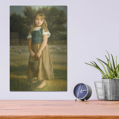 Luxe Metal Art 'Tender Duty' by David Lindsley, Metal Wall Art,12x16