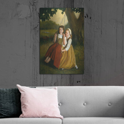Luxe Metal Art 'Friendship' by David Lindsley, Metal Wall Art,24x36