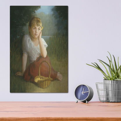 Luxe Metal Art 'Daydreamer' by David Lindsley, Metal Wall Art,12x16