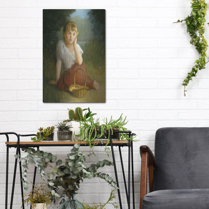 Luxe Metal Art 'Daydreamer' by David Lindsley, Metal Wall Art,12x16