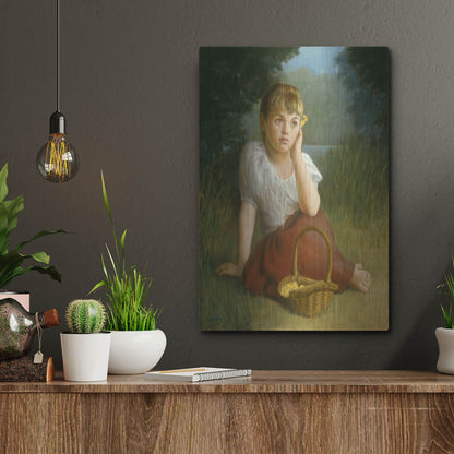 Luxe Metal Art 'Daydreamer' by David Lindsley, Metal Wall Art,12x16