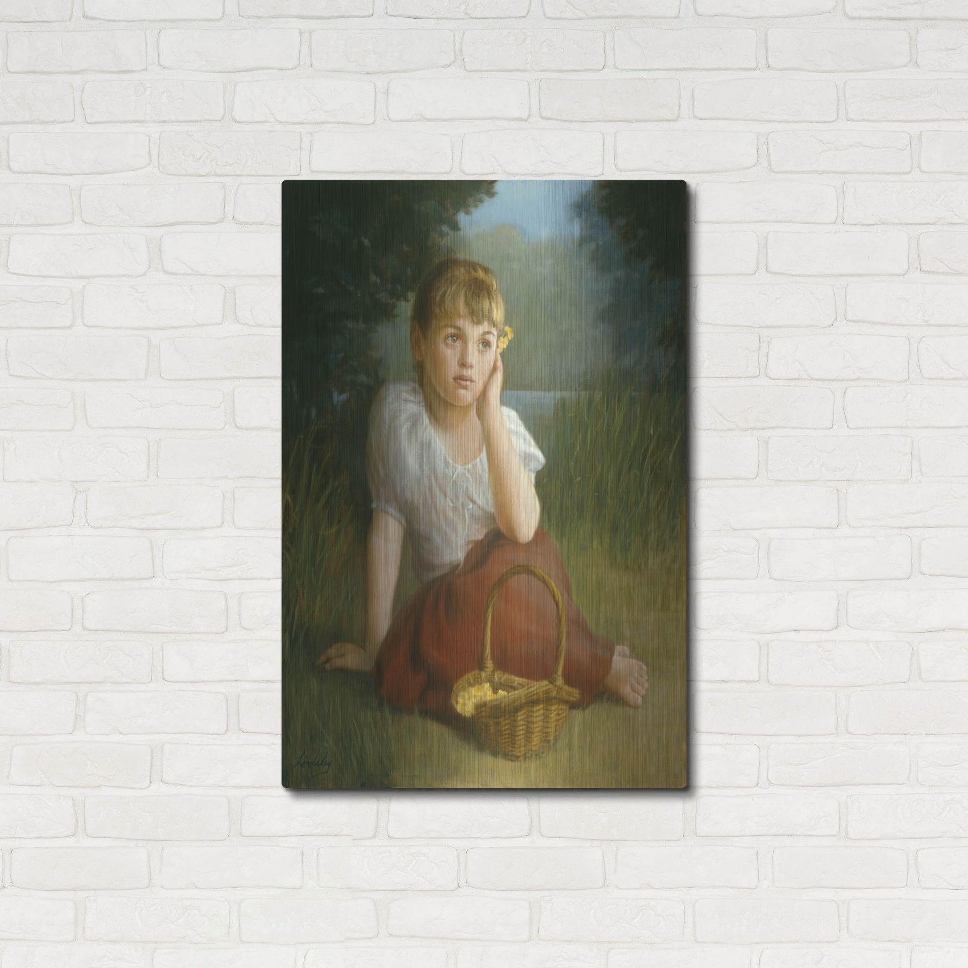 Luxe Metal Art 'Daydreamer' by David Lindsley, Metal Wall Art,24x36