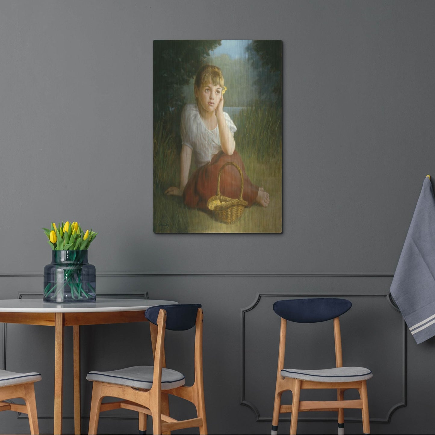 Luxe Metal Art 'Daydreamer' by David Lindsley, Metal Wall Art,24x36