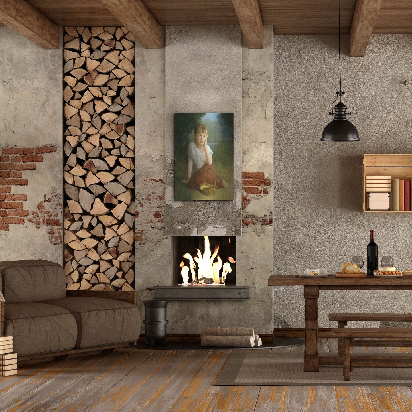 Luxe Metal Art 'Daydreamer' by David Lindsley, Metal Wall Art,24x36