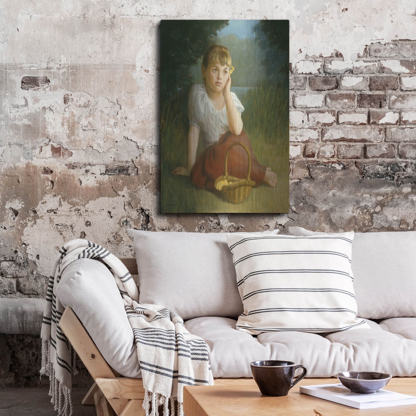 Luxe Metal Art 'Daydreamer' by David Lindsley, Metal Wall Art,24x36