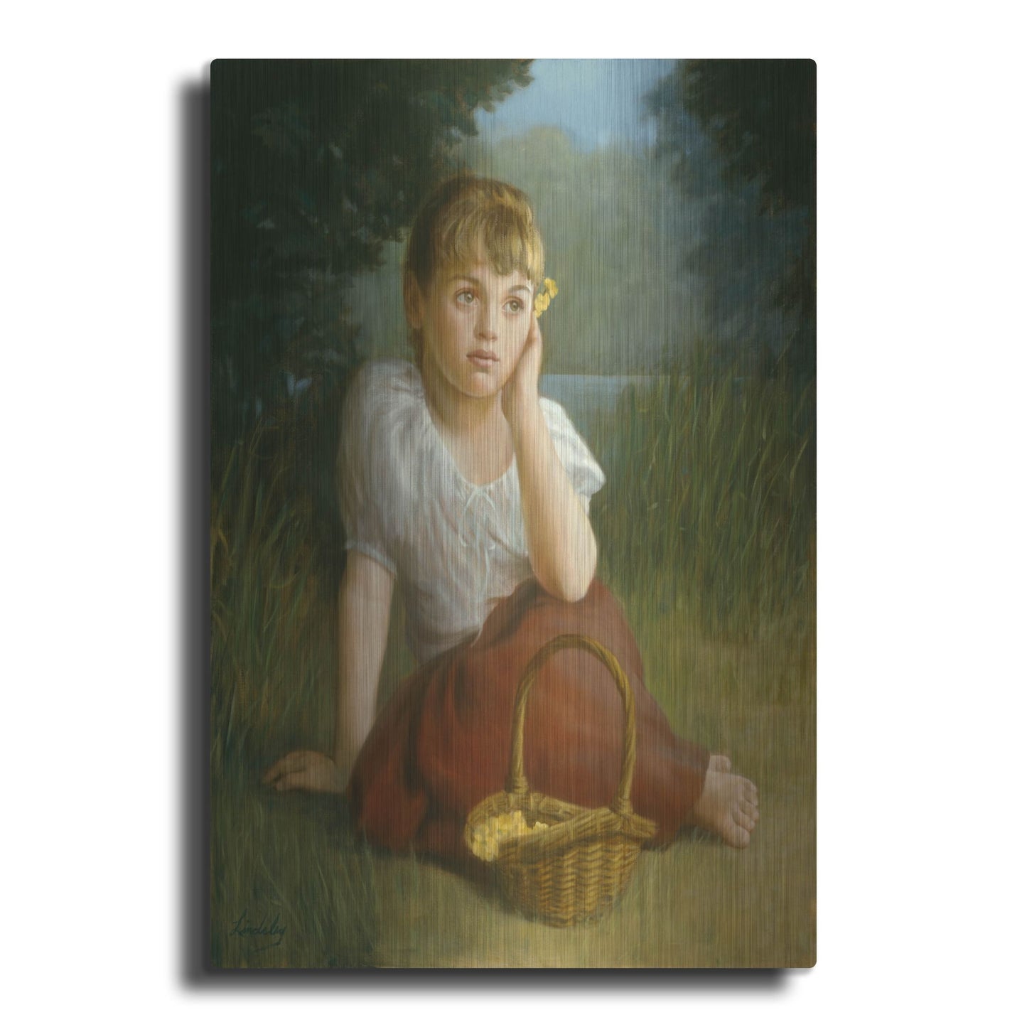 Luxe Metal Art 'Daydreamer' by David Lindsley, Metal Wall Art