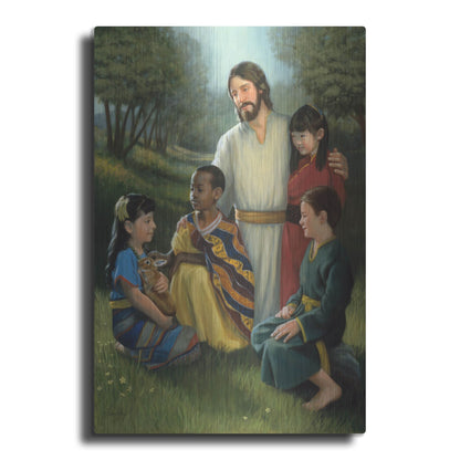 Luxe Metal Art 'Shepherd Of All' by David Lindsley, Metal Wall Art