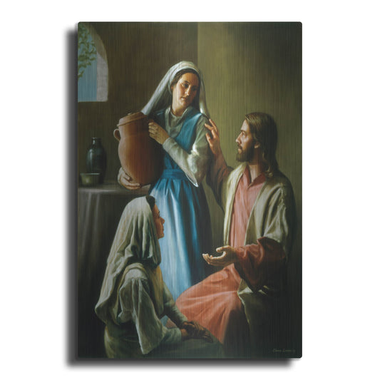 Luxe Metal Art 'Mary And Martha' by David Lindsley, Metal Wall Art