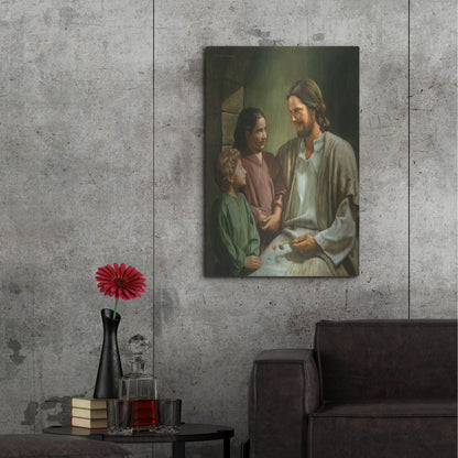 Luxe Metal Art 'Come Unto Me' by David Lindsley, Metal Wall Art,24x36