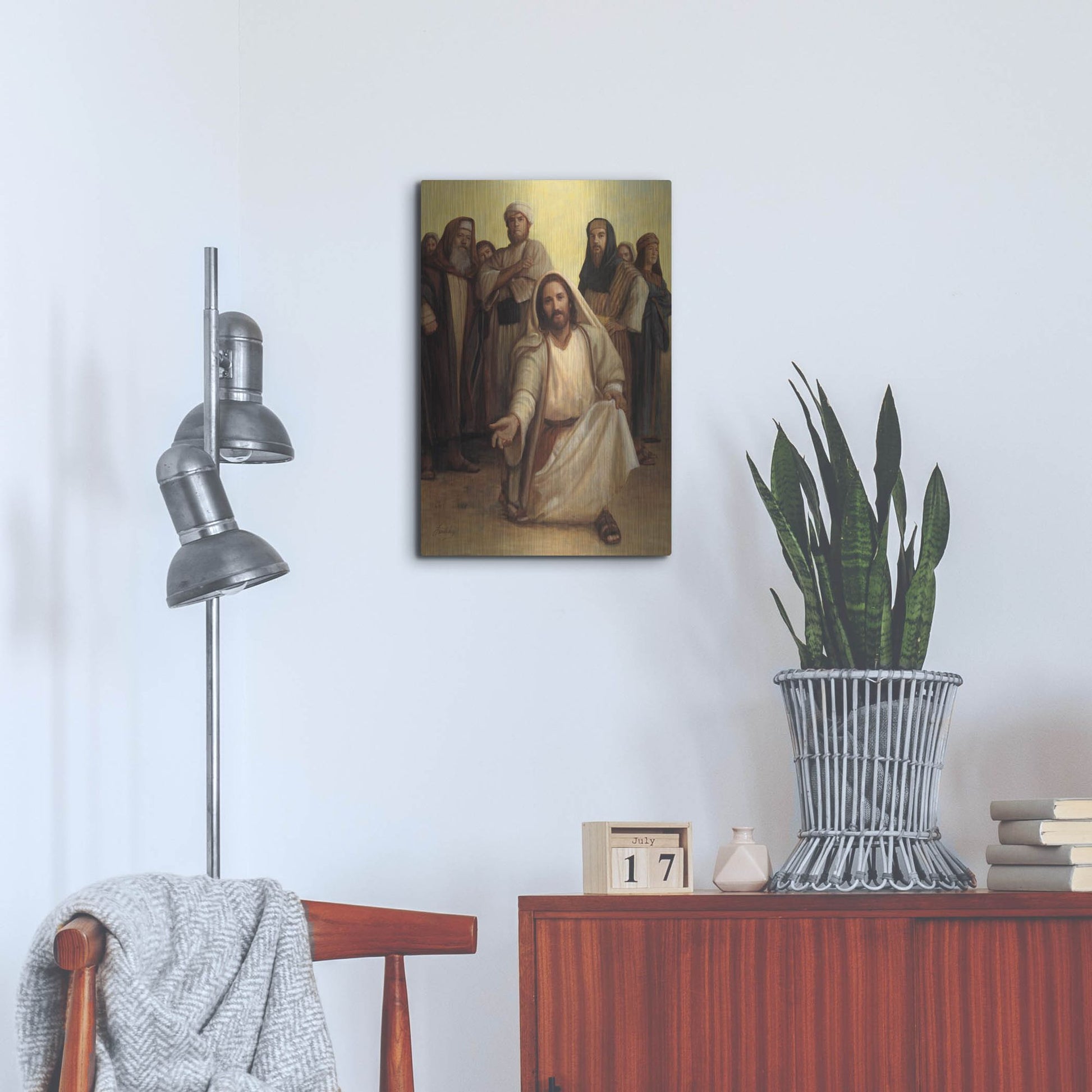 Luxe Metal Art 'The Healing Balm' by David Lindsley, Metal Wall Art,16x24