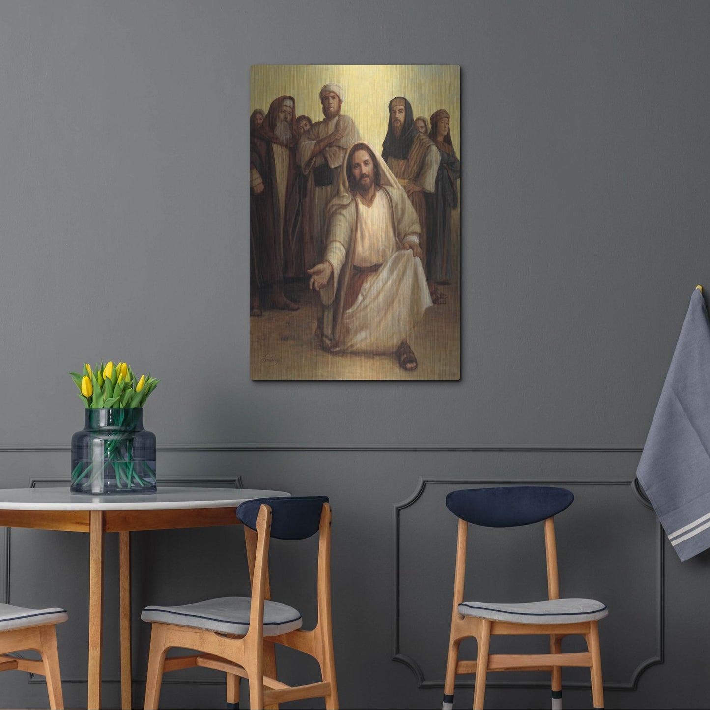 Luxe Metal Art 'The Healing Balm' by David Lindsley, Metal Wall Art,24x36