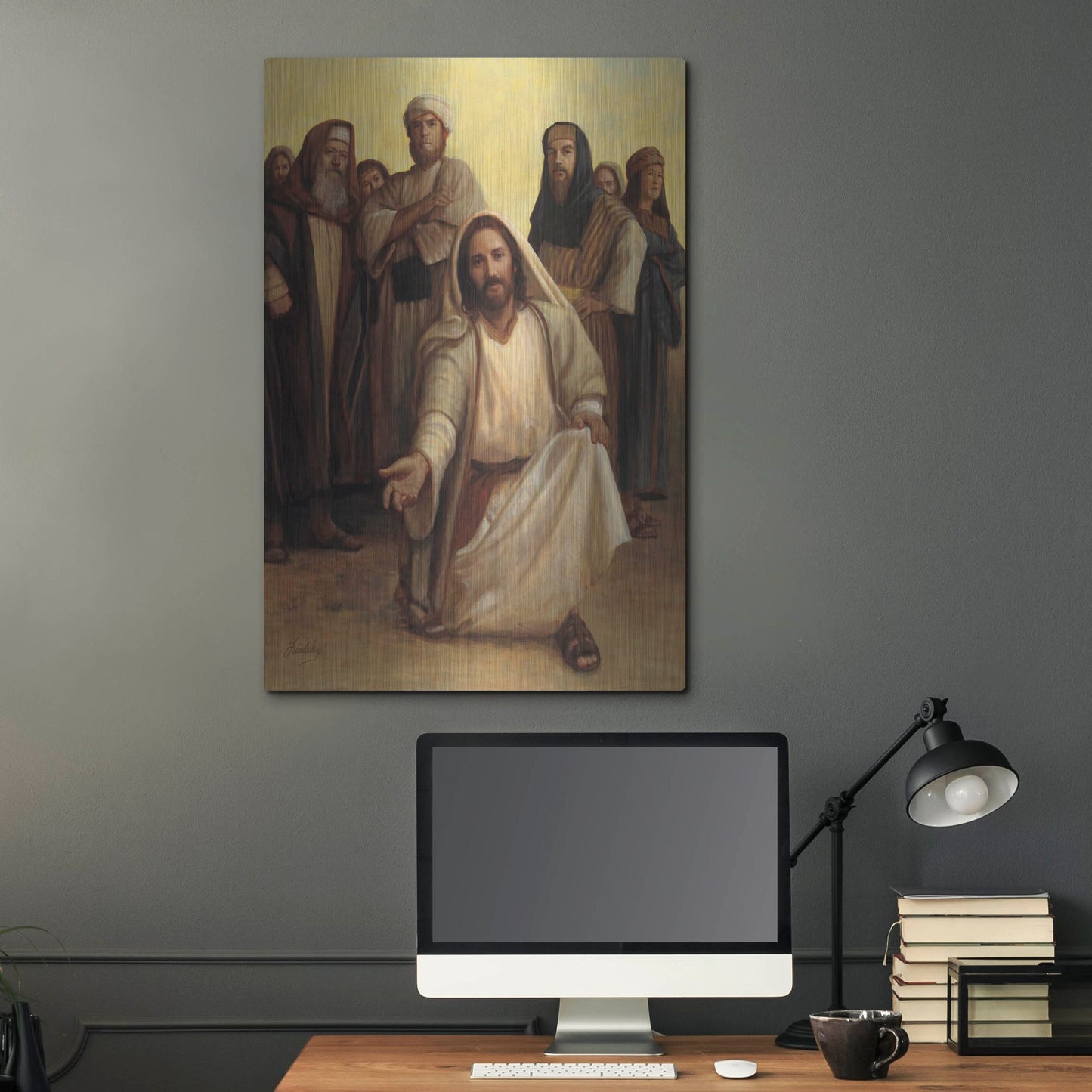 Luxe Metal Art 'The Healing Balm' by David Lindsley, Metal Wall Art,24x36