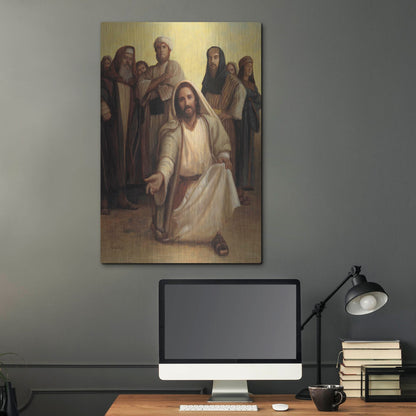 Luxe Metal Art 'The Healing Balm' by David Lindsley, Metal Wall Art,24x36