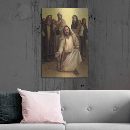 Luxe Metal Art 'The Healing Balm' by David Lindsley, Metal Wall Art,24x36