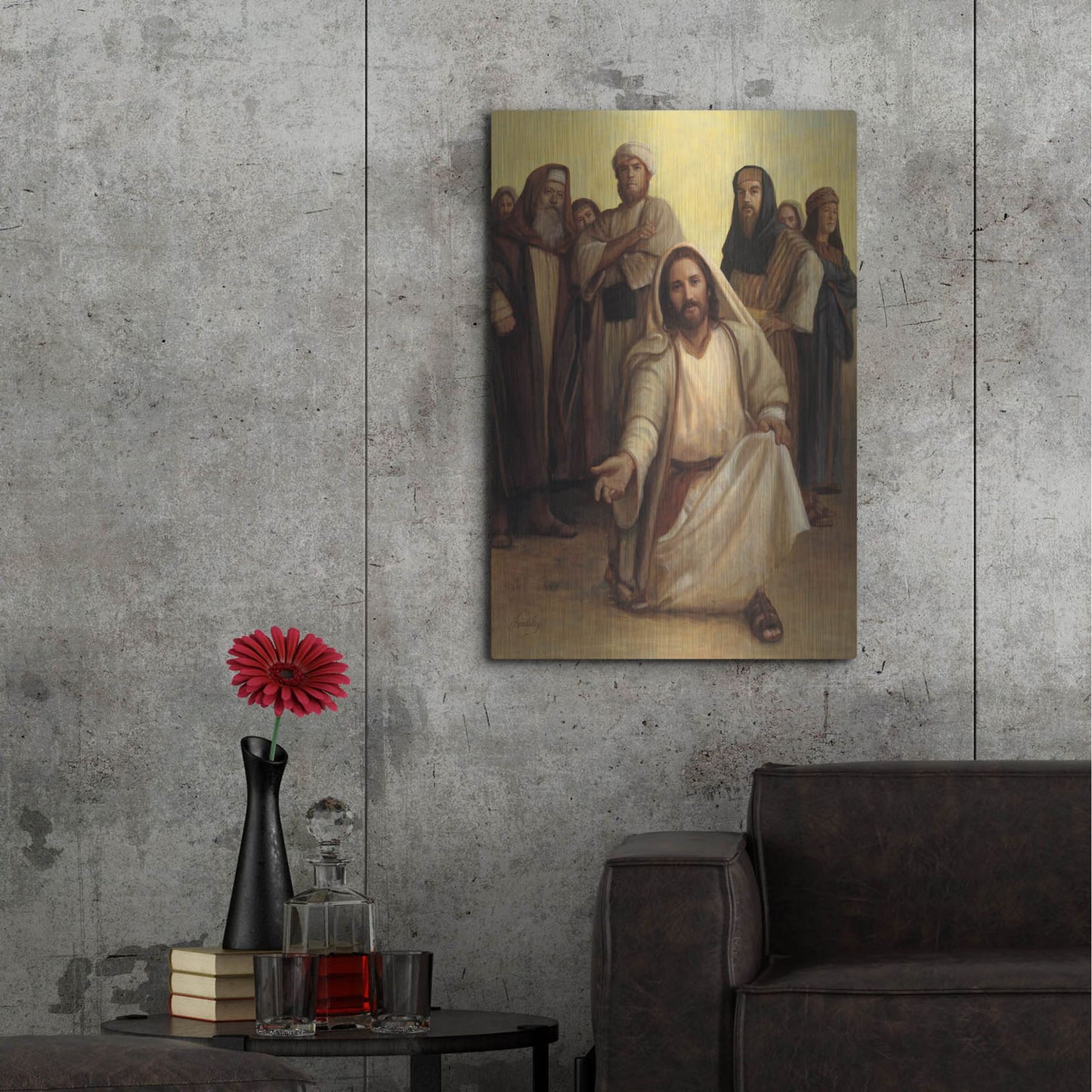 Luxe Metal Art 'The Healing Balm' by David Lindsley, Metal Wall Art,24x36