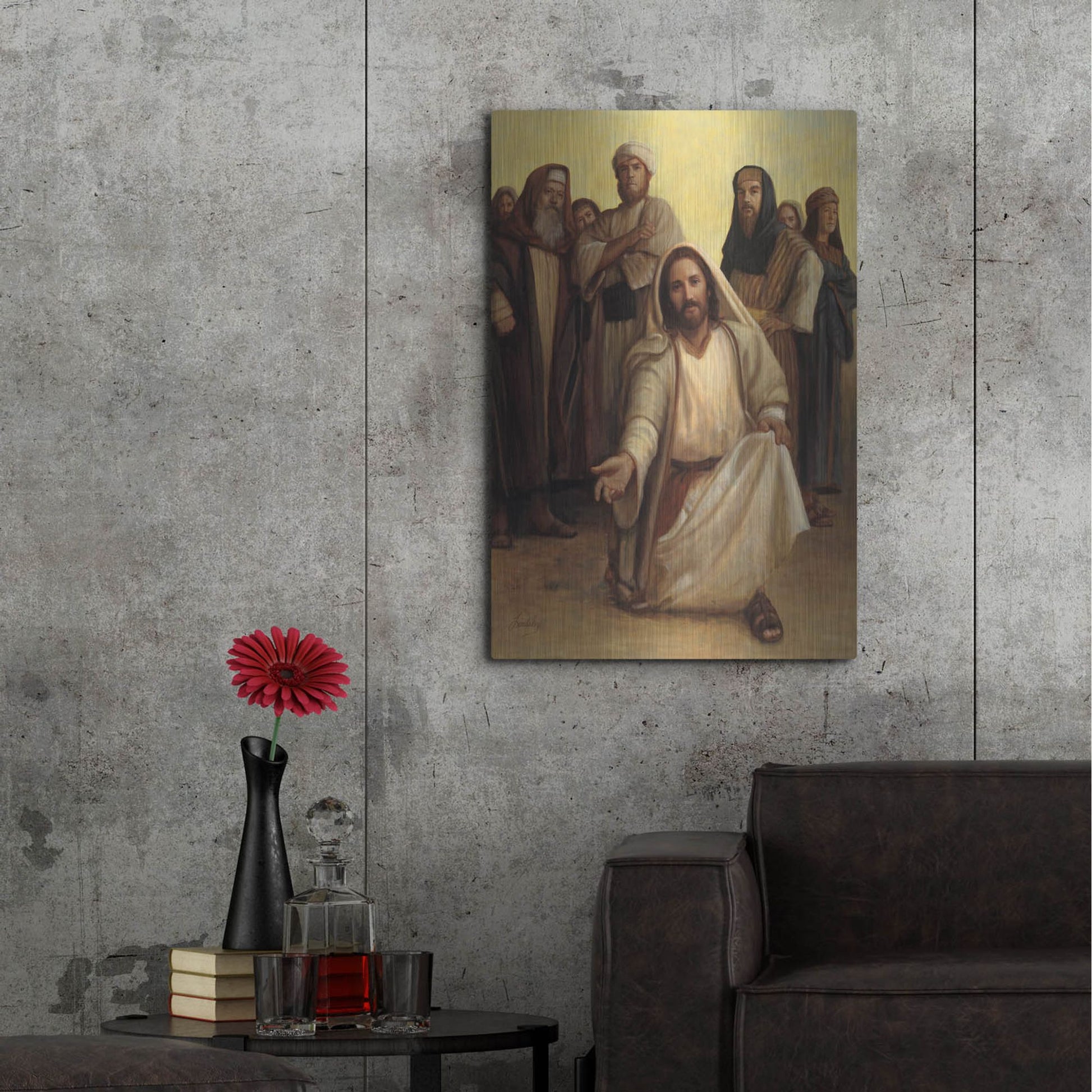 Luxe Metal Art 'The Healing Balm' by David Lindsley, Metal Wall Art,24x36