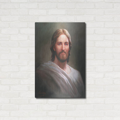 Luxe Metal Art 'Our Savior' by David Lindsley, Metal Wall Art,24x36