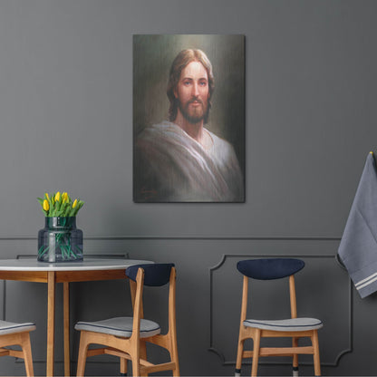 Luxe Metal Art 'Our Savior' by David Lindsley, Metal Wall Art,24x36
