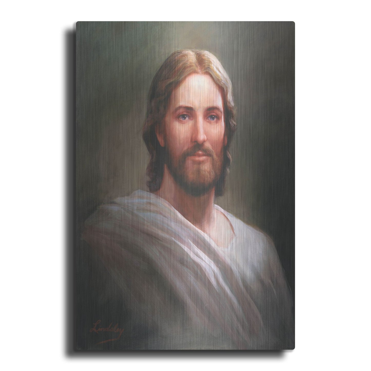 Luxe Metal Art 'Our Savior' by David Lindsley, Metal Wall Art