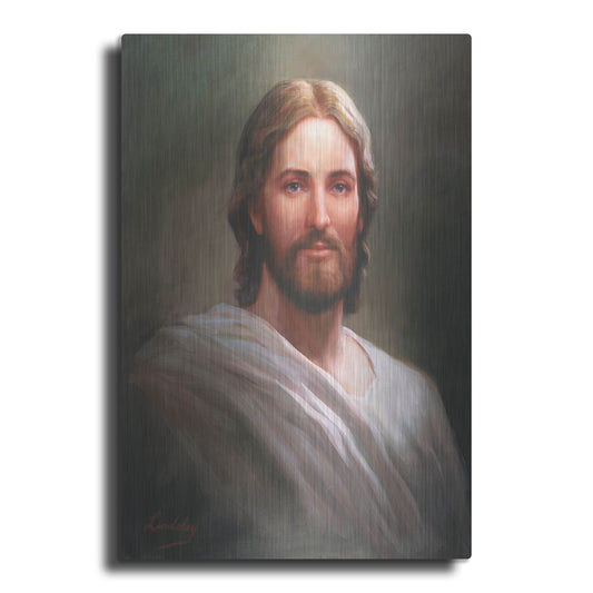Luxe Metal Art 'Our Savior' by David Lindsley, Metal Wall Art