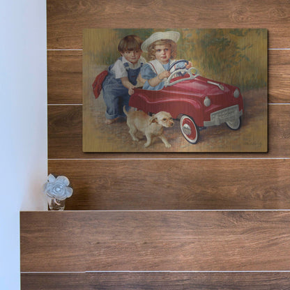 Luxe Metal Art '1951 Murray Champion Dipside' by David Lindsley, Metal Wall Art,16x12