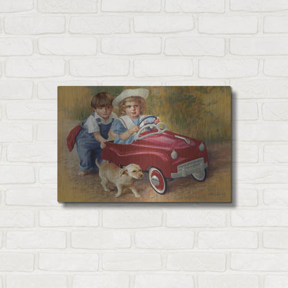 Luxe Metal Art '1951 Murray Champion Dipside' by David Lindsley, Metal Wall Art,24x16