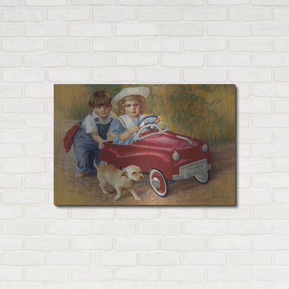 Luxe Metal Art '1951 Murray Champion Dipside' by David Lindsley, Metal Wall Art,36x24