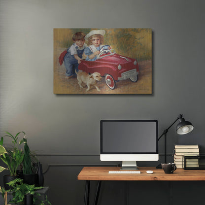 Luxe Metal Art '1951 Murray Champion Dipside' by David Lindsley, Metal Wall Art,36x24