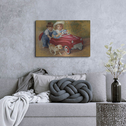 Luxe Metal Art '1951 Murray Champion Dipside' by David Lindsley, Metal Wall Art,36x24