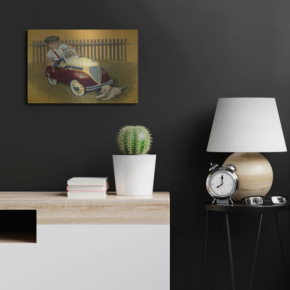 '1937 Steelcraft Dodge' by David Lindsley – Metal Wall Art, 24x16 room view