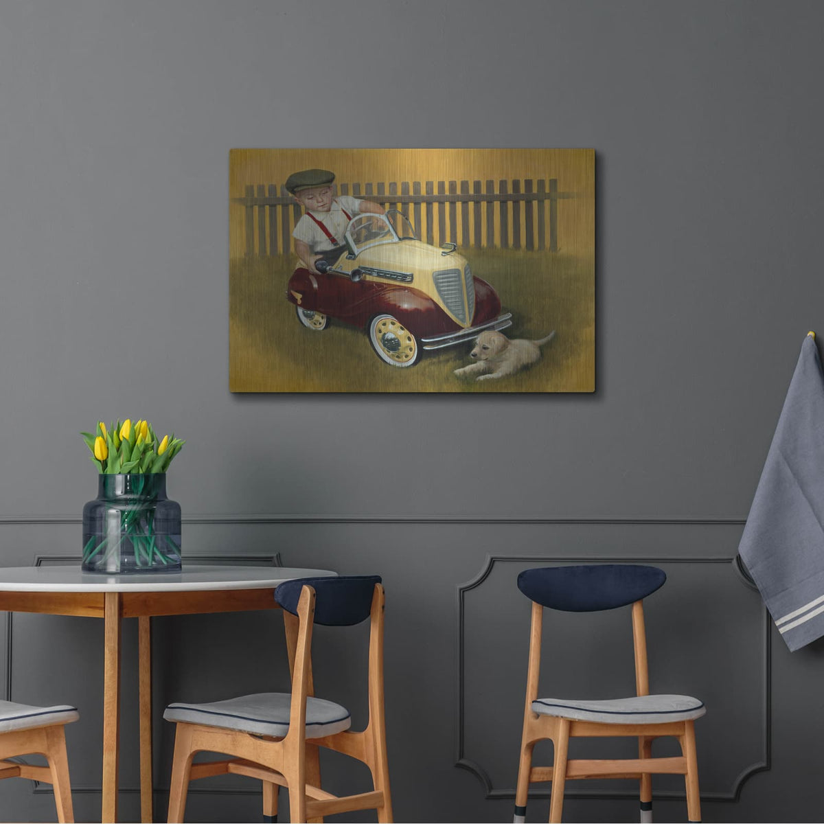 '1937 Steelcraft Dodge' by David Lindsley – Metal Wall Art, 36x24 room view