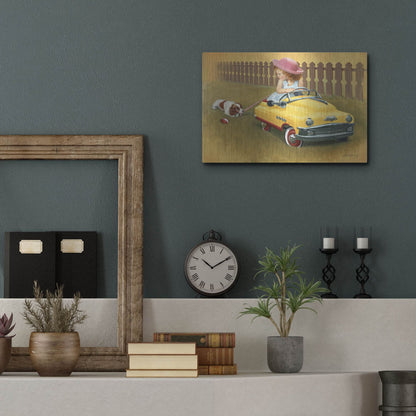 Luxe Metal Art '1948 Murray Roadmaster' by David Lindsley, Metal Wall Art,16x12