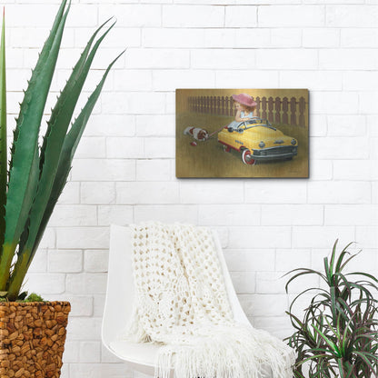 Luxe Metal Art '1948 Murray Roadmaster' by David Lindsley, Metal Wall Art,16x12