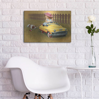 Luxe Metal Art '1948 Murray Roadmaster' by David Lindsley, Metal Wall Art,24x16